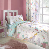 Bedlam Rainbow Unicorn Pattern Duvet Cover Set Bedlam Rainbow Unicorn Pattern Duvet Cover Set